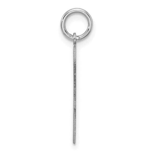 Sterling Silver, Jersey Collection, Large Number 7 Pendant - Picture 2 of 5